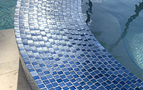 Signature Glass pool tile